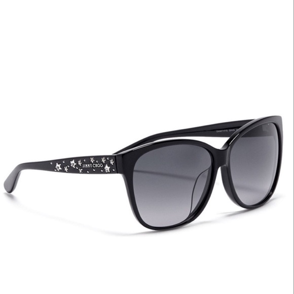 Jimmy Choo Chanty black star embellished sunglasses - Picture 2 of 7